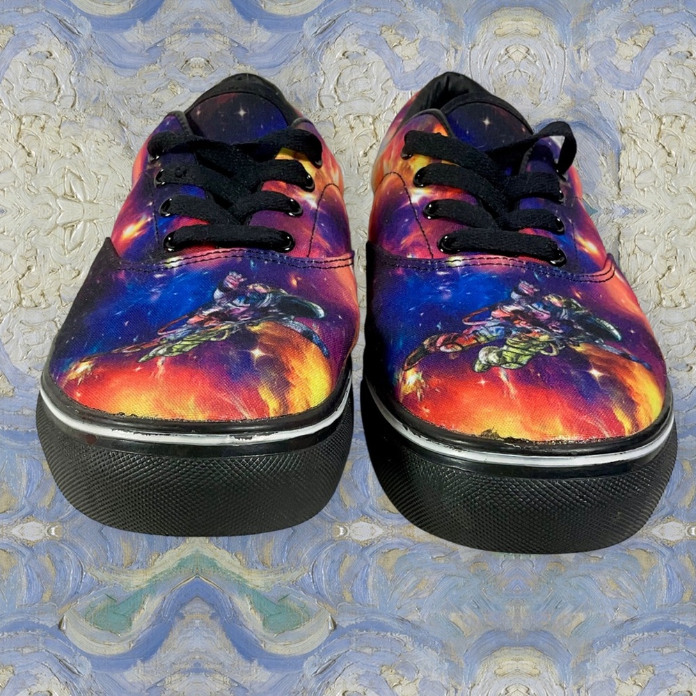 Amazing Colors & Print Quality. Unisex Men’s Size 7/Women’s 9 Low Top Lace Ups - Picture 5 of 14